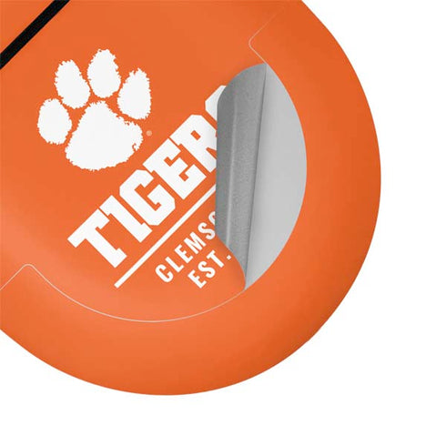 Clemson University Tigers Est 1889 Orange Google Pixel Buds Skin